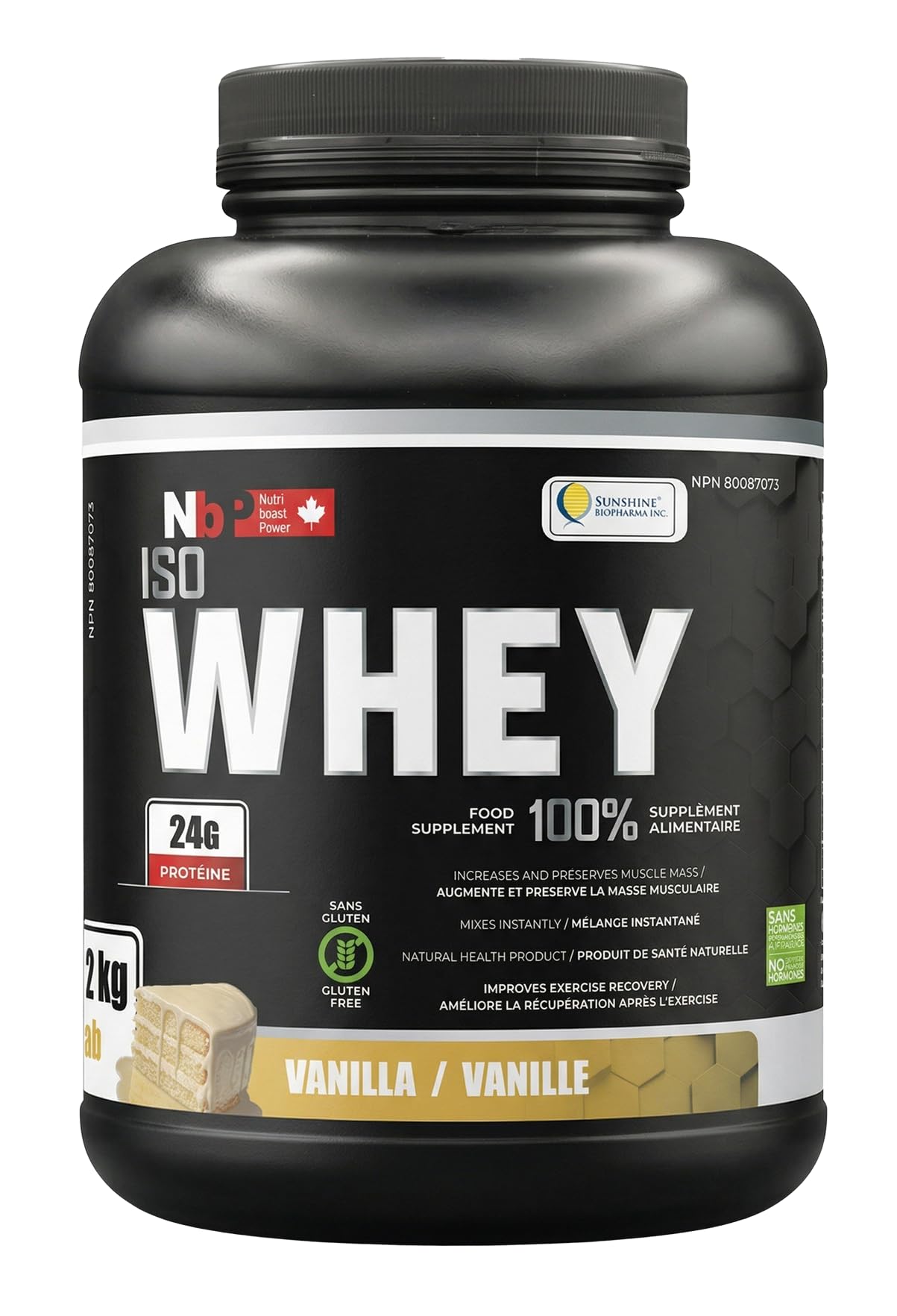 IsoWhey Whey Isolate & Concentrate blend, Recovery, 24g