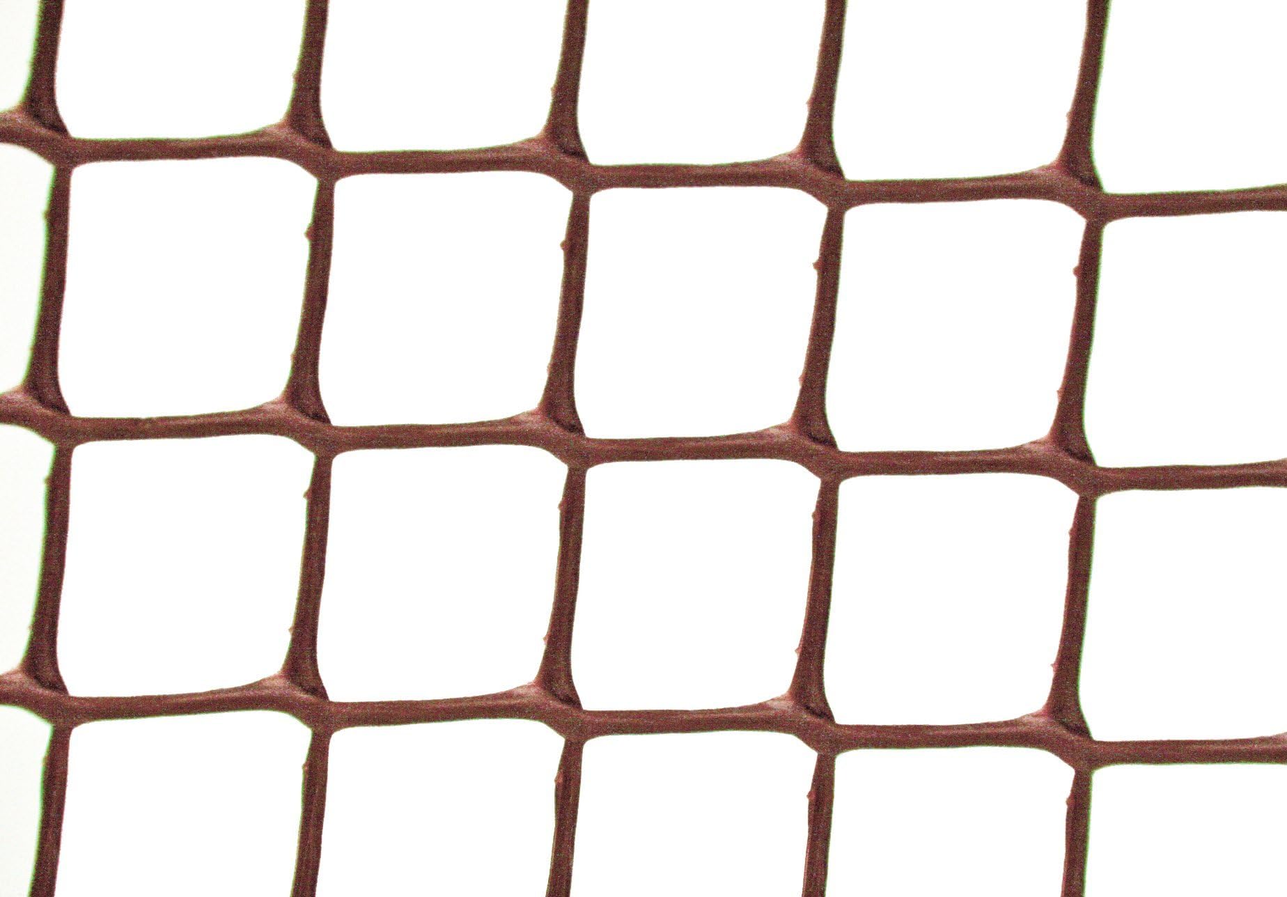 Tildenet 10190, 1 x 20 m/19 mm Plastic Mesh - Brown