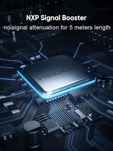 Miniatura 6 de CableCreation Cable de extensión USB 3.0 activo de 16.4 pies, extensor USB 3.0 macho a hembra con amplificador de señal, compatible con Oculus Quest