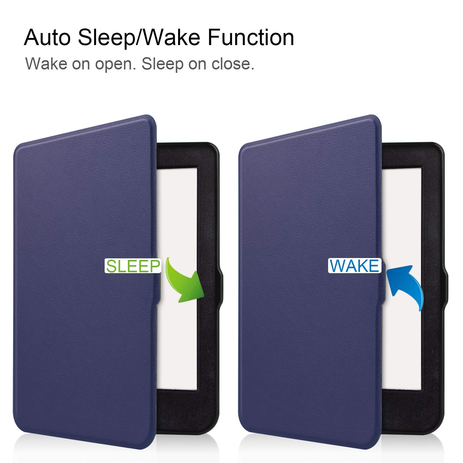 Custodia Per Kobo Nia 6 Pollici 2020 - Ultra Sottile, Con Risveglio Automatico, Nero - Foto 3