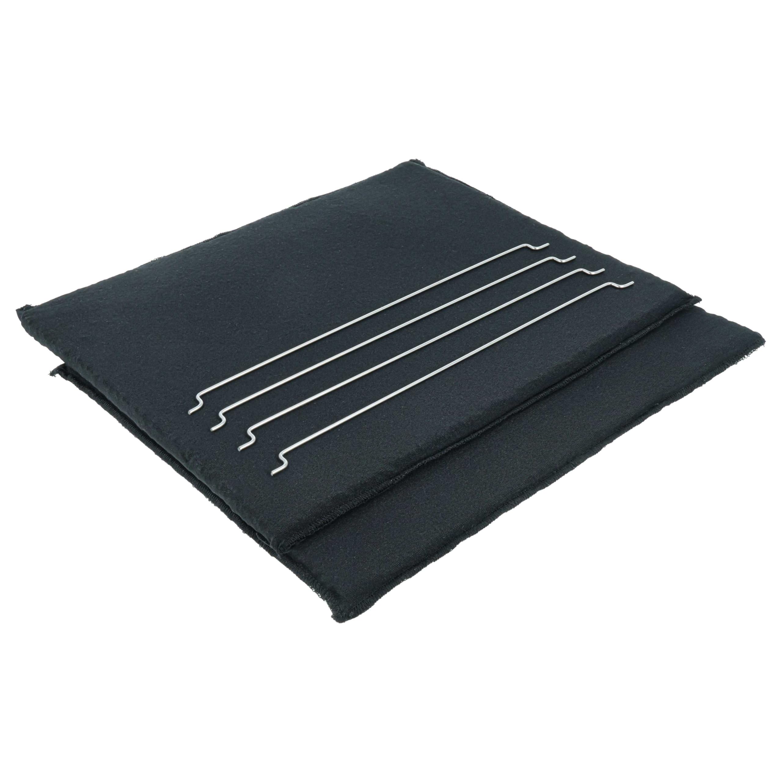 vhbw 2x Activated Carbon Filter Replacement for Neff 00747472, Z5159X1, LZ53750 for Extractor Hood