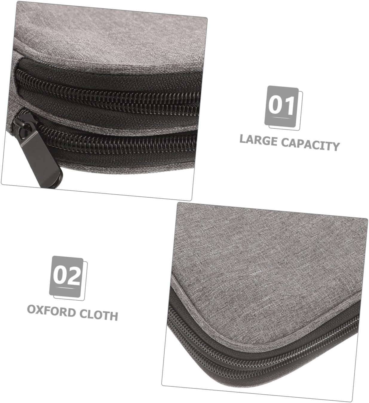 IWOWHERO Knitting Set Storage Bag Wire Loop Needle Case Portable Yarn Bag Organized Craft Kit Present for Knitters