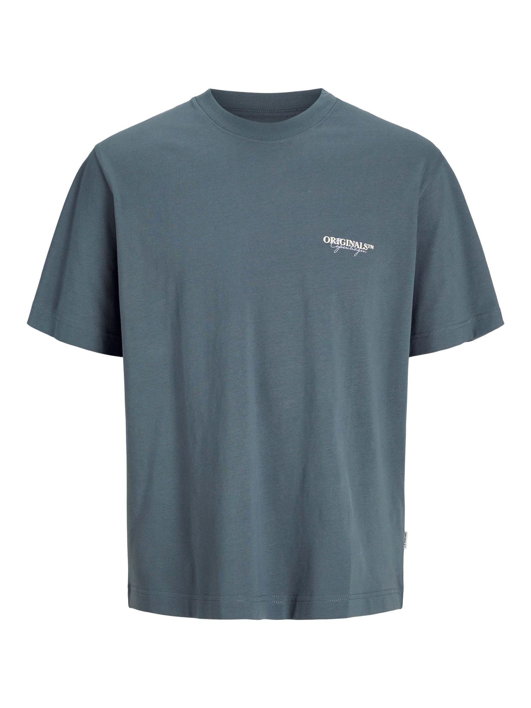 JACK & JONES Herren Male T-Shirt Plus Size Rückenprint T-Shirt Jjeurban Edge Studio Tee Ss Sn Pls (1er Pack)