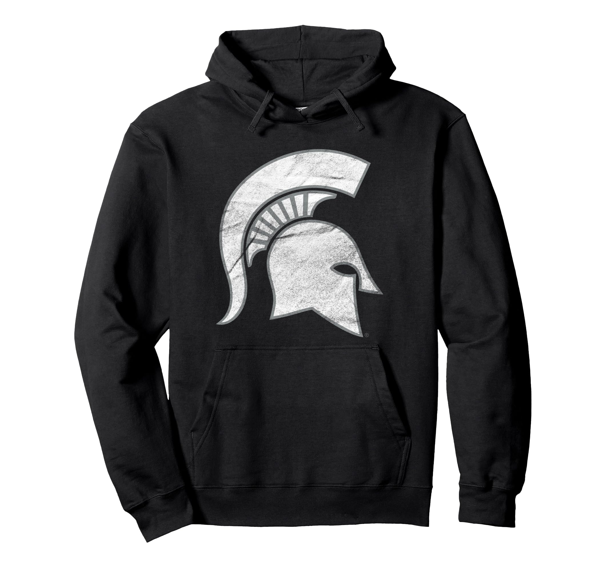 Michigan State MSU Spartans Distressed Primary Pullover Hoodie