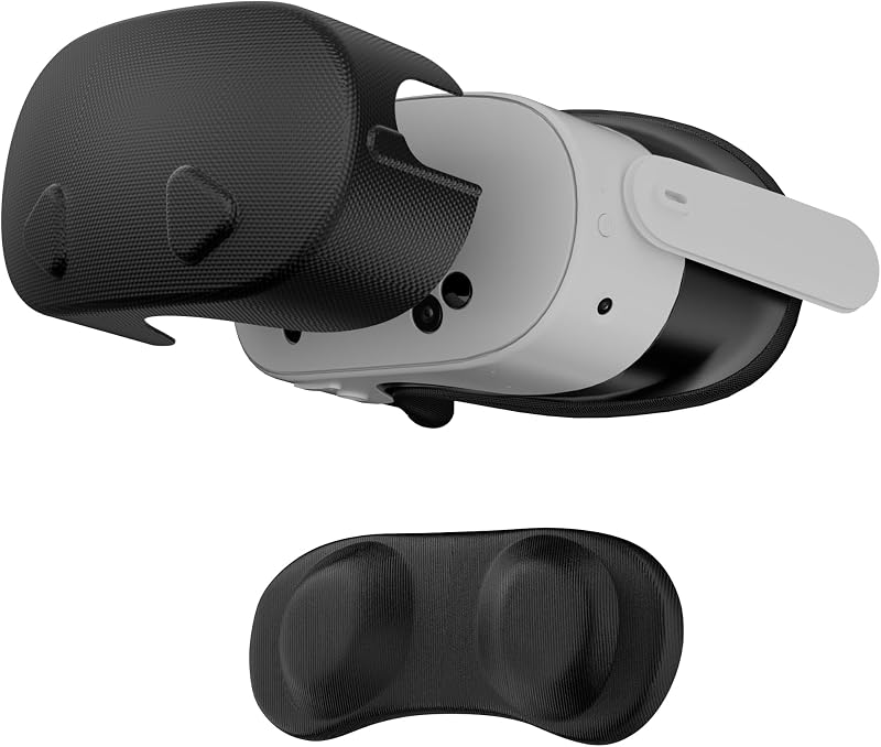 APEXINNO Funda protectora de lente para Meta Quest 3S,Cubierta protectora dura compatible con accesorios Oculus Quest 3S,Protege los auriculares de la luz solar, los arañazos y el polvo