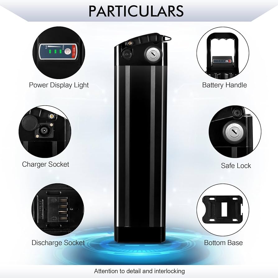 Amazon.com: Powallon 48V 18Ah Silver Fish Backup eBike