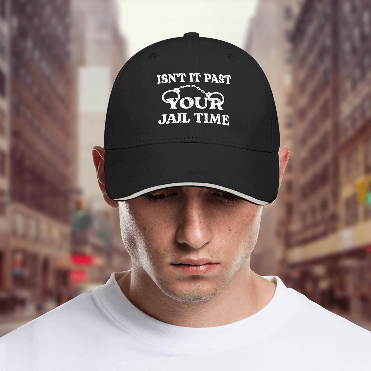 Isn't Lt Past Your Jail Time Hats Sun Hat Woman Hat AllBlack Black Hats for Men Gifts for Women Baseball Hats
