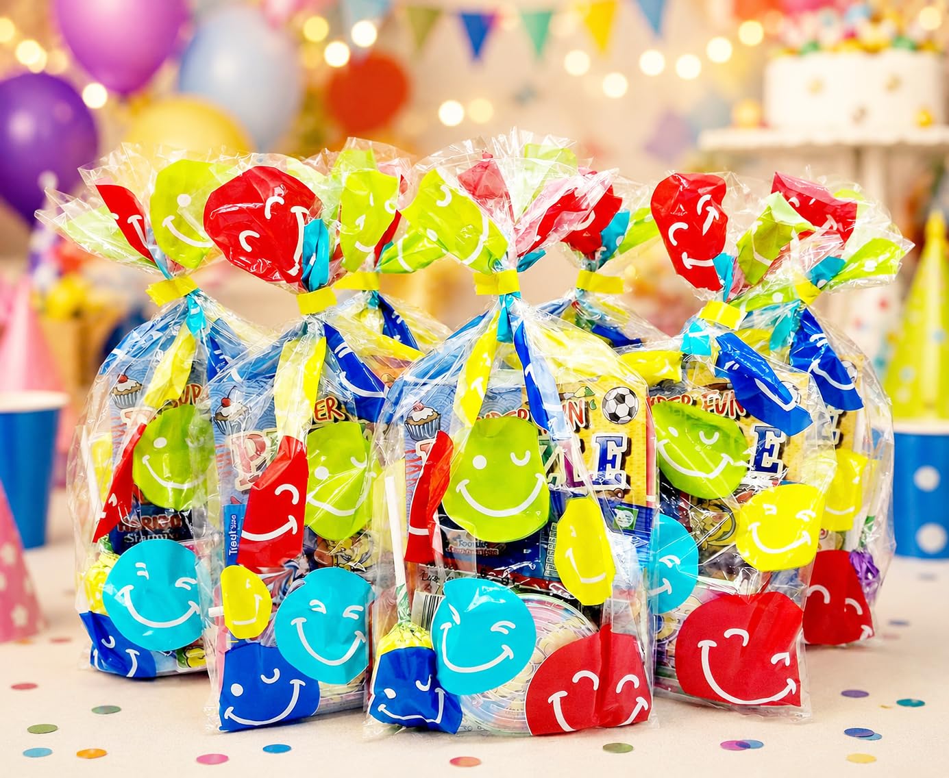 30 x Kinder Unisex Vorgefüllte Partytüten mit Gastgeschenken und Süßigkeiten für Kindergeburtstag Jungen und Mädchen