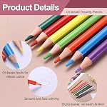 MECCANIXITY 8 PCS Set de crayons colorés, à base d'huile en bois Crayons de dessin colorés pour les artistes fournitures d'art pour les adolescents adultes, violet