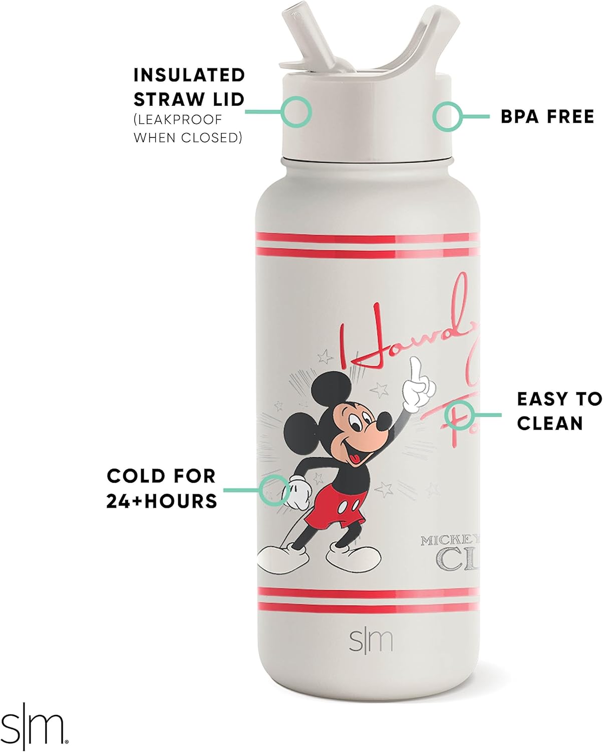 BEBOAN Botella De Agua Aislada De Acero Inoxidable Para Niños