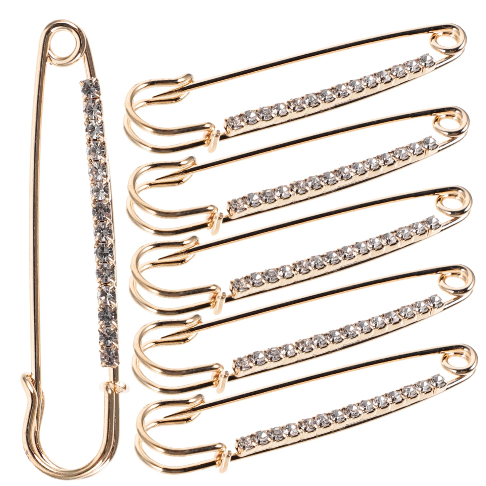 SEWACC 60stücke Sicherheitsnadeln Mit Strass Multifunktionale Anstecknadel Für Kleidung Handwerk Und Dekoration Fixieren Und Verzieren Von Outfits