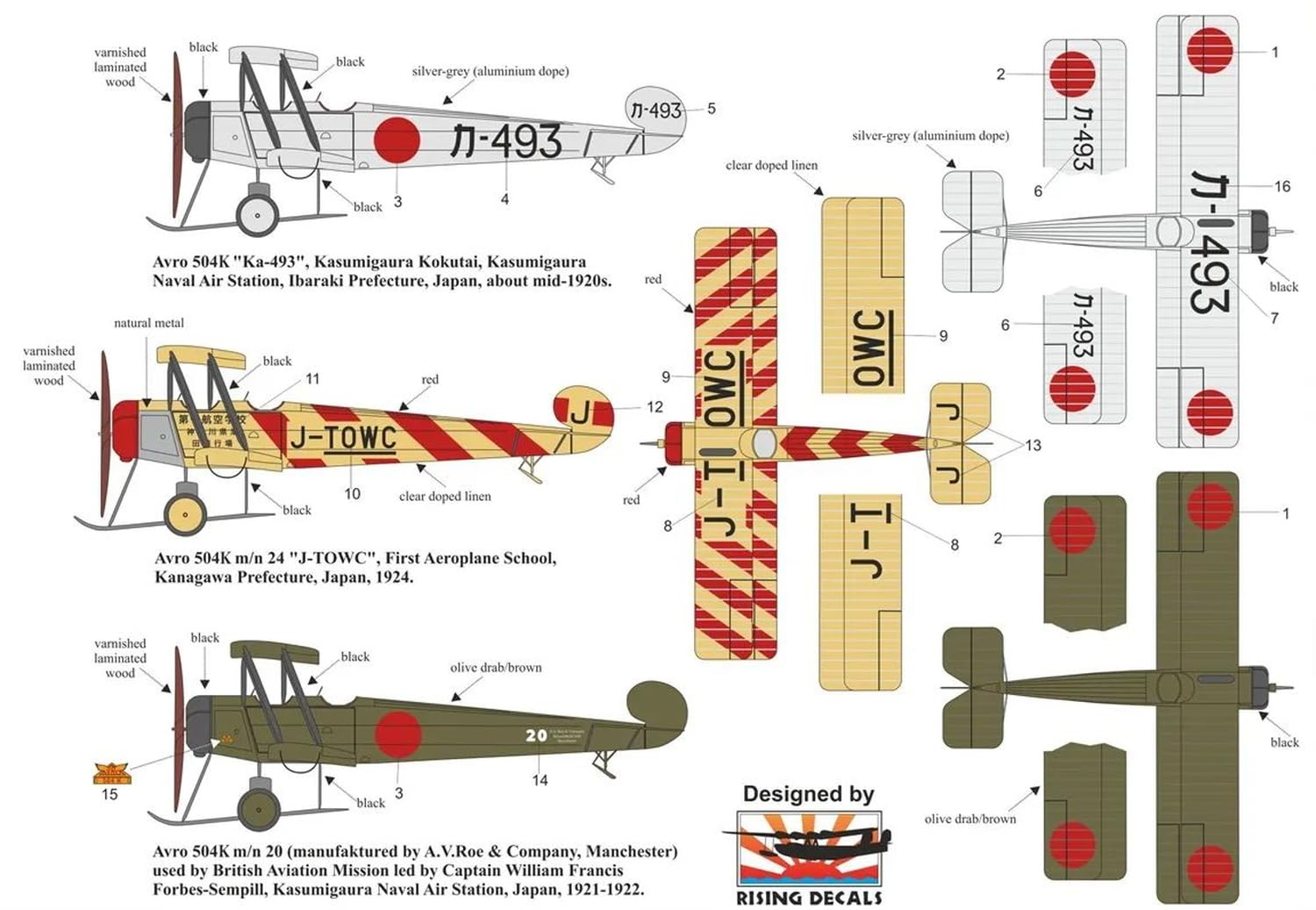 Amazon | KP model 1/72 アブロ 504K 日本ユーザー プラモデル KPM0461