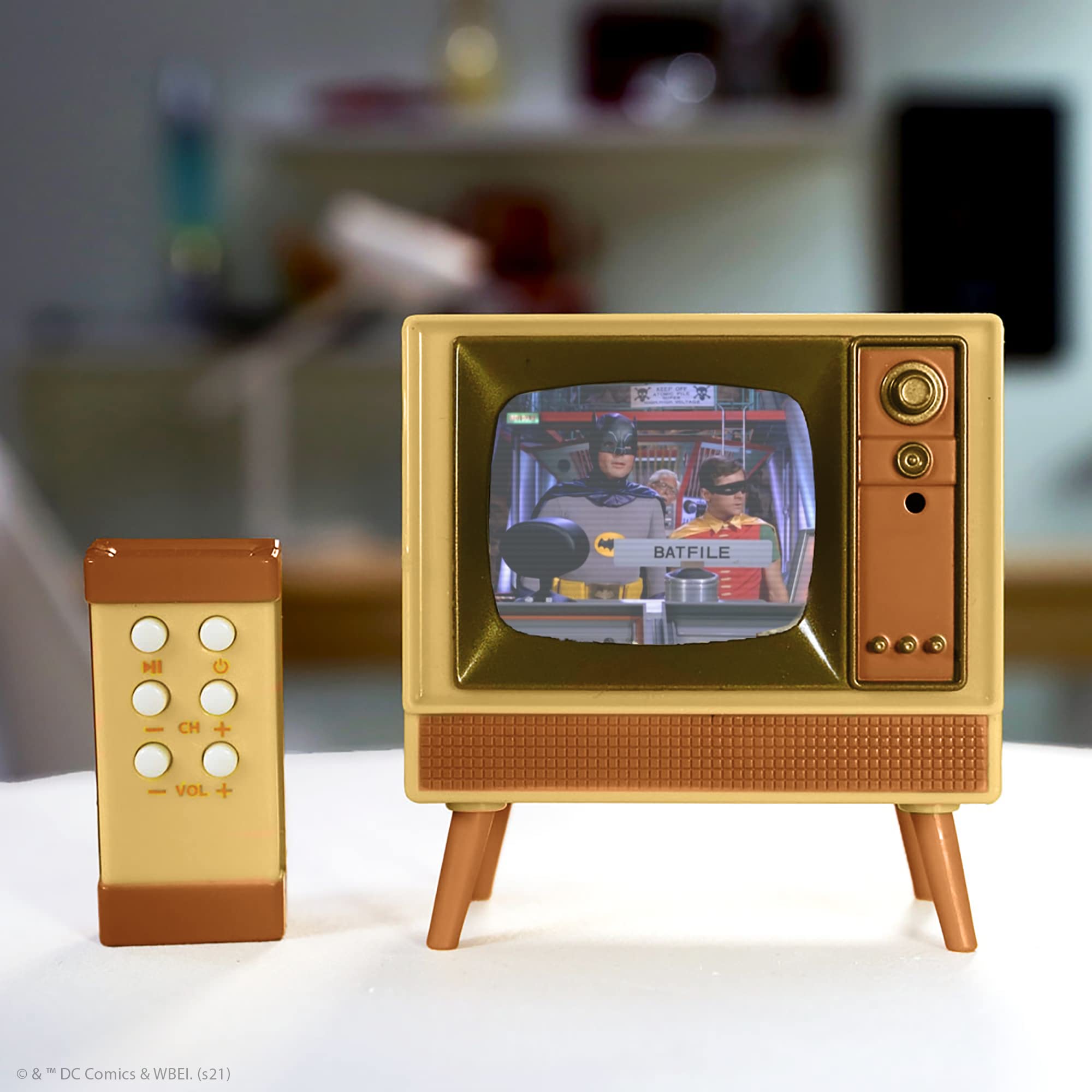 Basic Fun Tiny TV Classic | Batman Edition | Watch Selected Batman