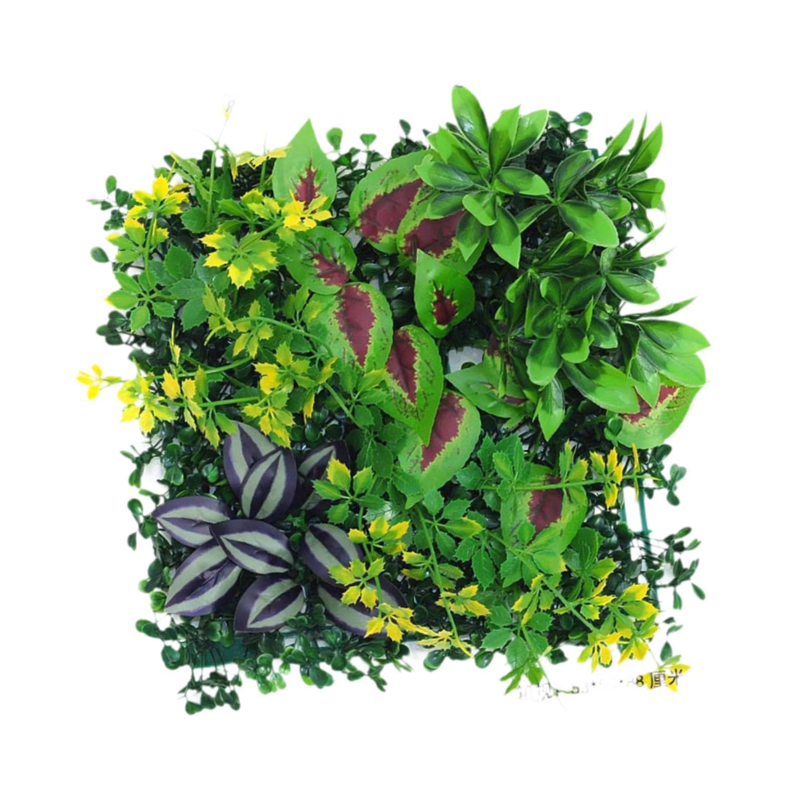 The Style Sutra9.8x9.8inch Simulation Grass Greenery Wall Panel Decor for Terrace, Bathroom Style D | Home Decor| Floral D?©cor-image-37