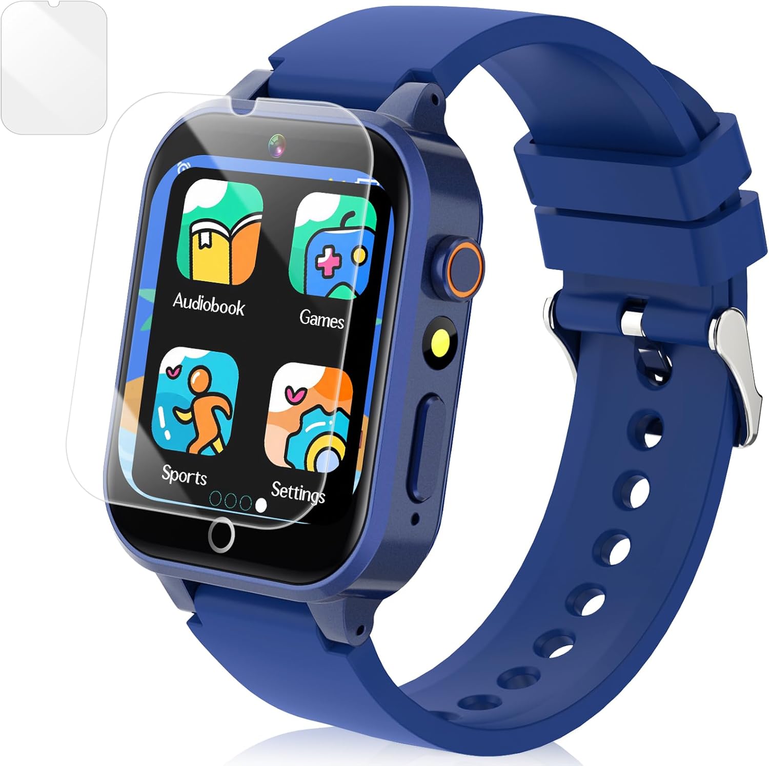 Game Smart Watch, Kids Watch Gift for Girls Age 5-12, 26 Games Watches with Video Camera Music Player Pedometer, 1.54'' HD Touchscreen Kid for Boys Ages 4 5 6 7 8