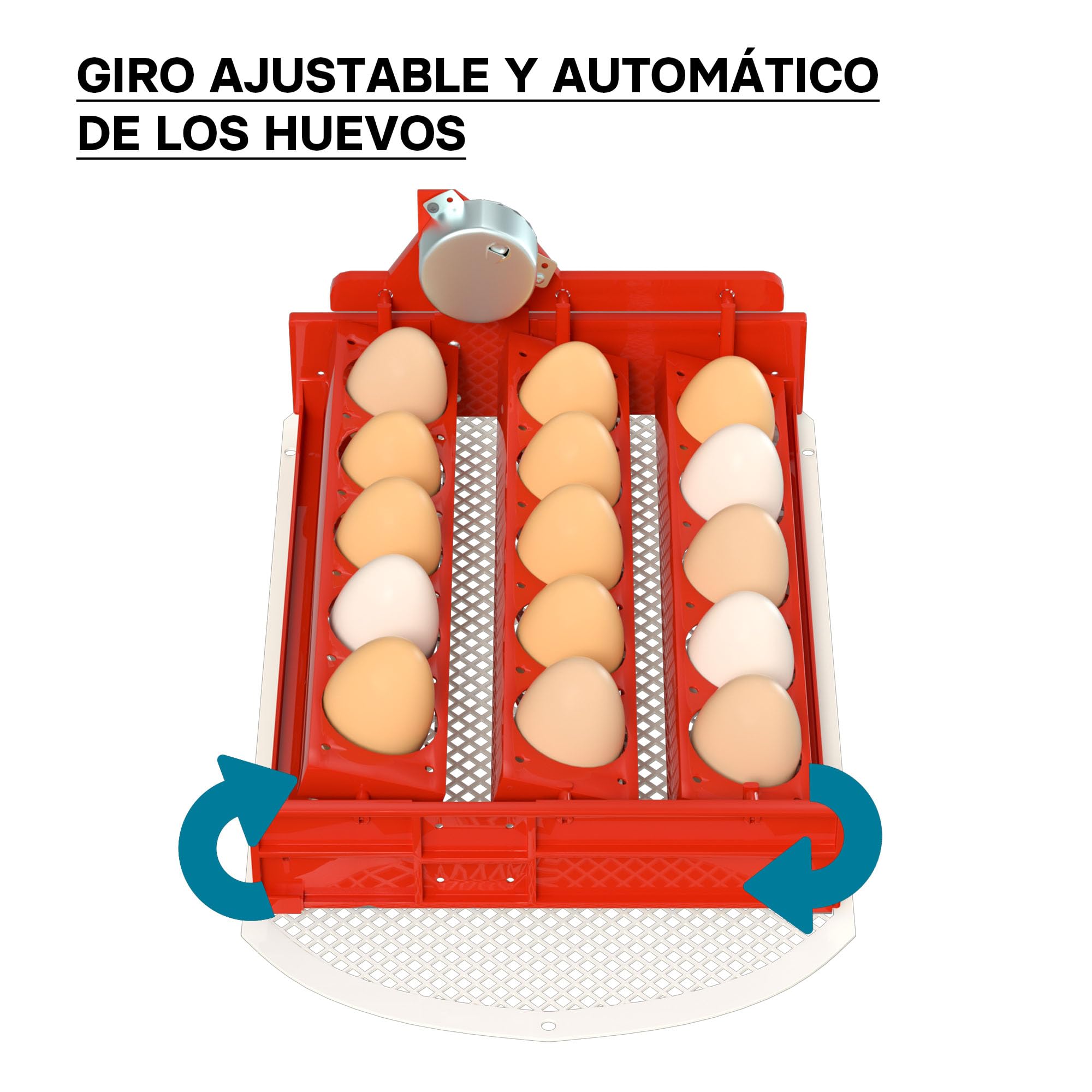 Incubadora automática capacidad para 15 huevos, Incubación Cría Aves de corral Pollos Patos Granja