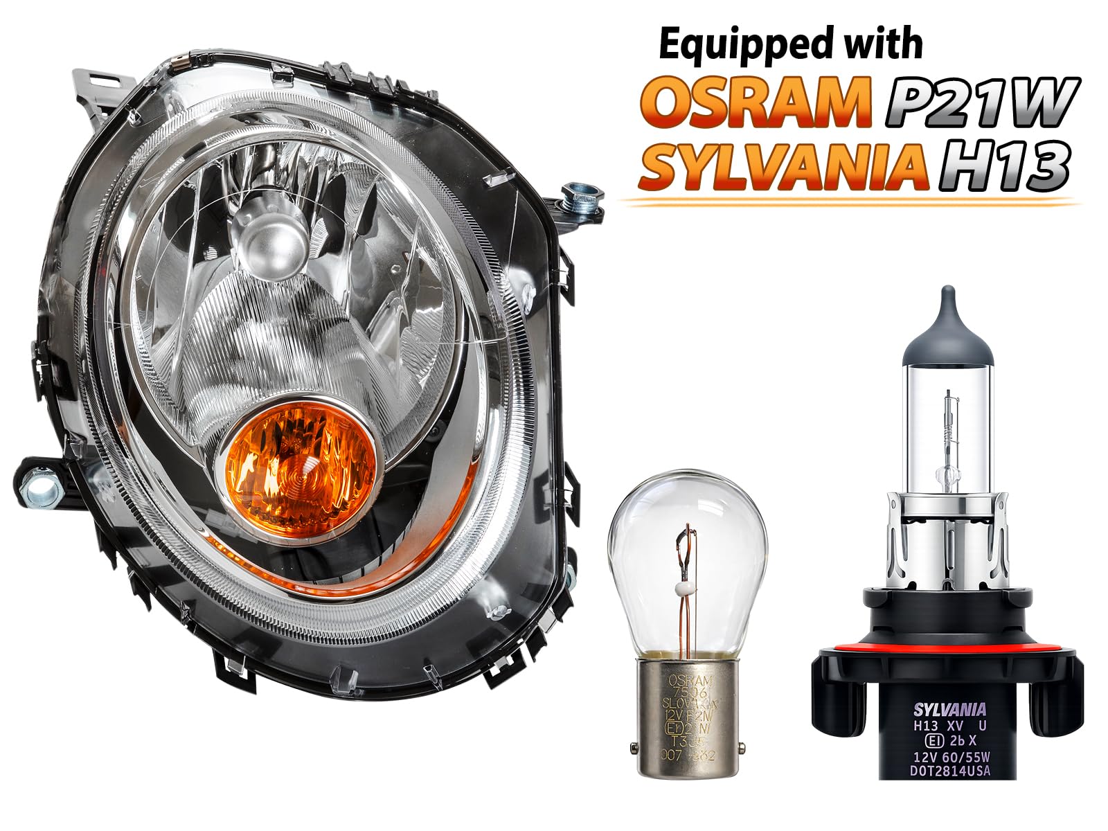 Amazon.com: Auto Parts Avenue APA Replacement Headlight for 2007