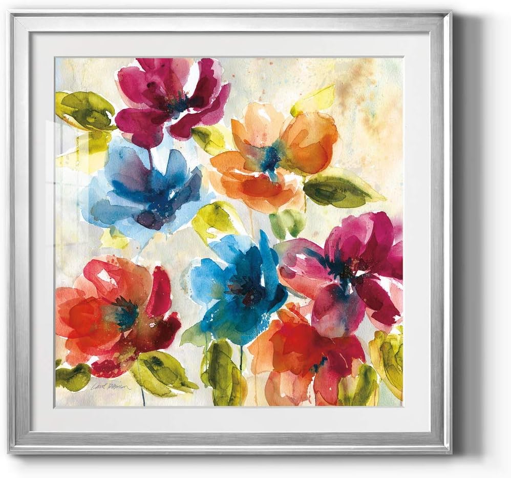 Renditions Gallery Framed Wall Art, Wall Décor, Modern, Contemporary, Rustic, Romantic, & Industrial, Silver Frame, Carol Robinson 16X16