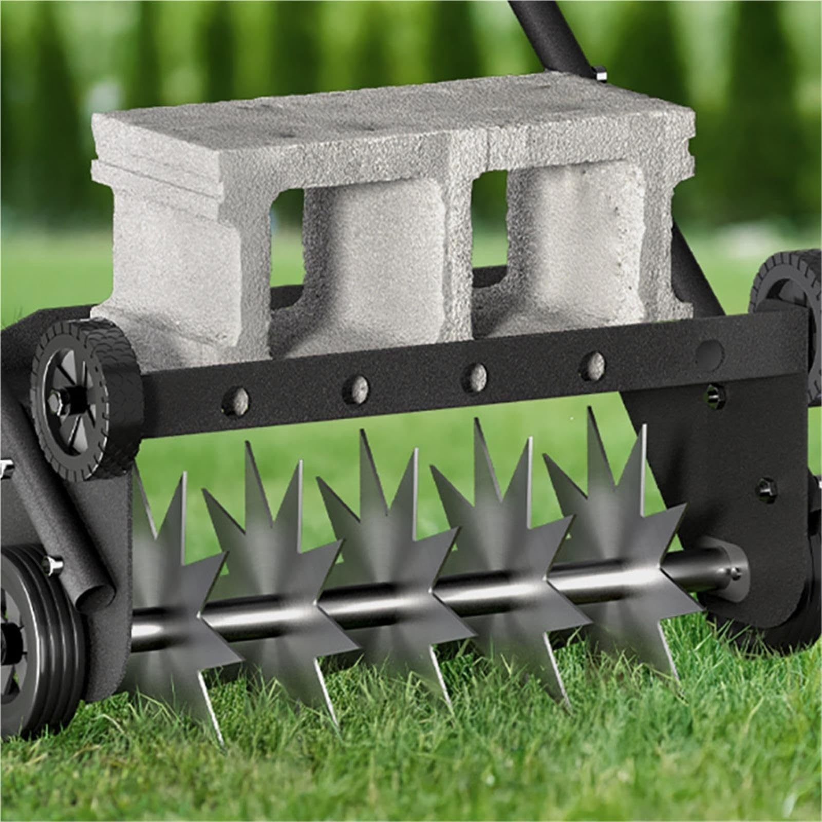Aérateur de Gazon Pelouse Perforateur de pelouse à Traction