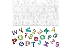 Silicone Alphabet Mold for Resin
