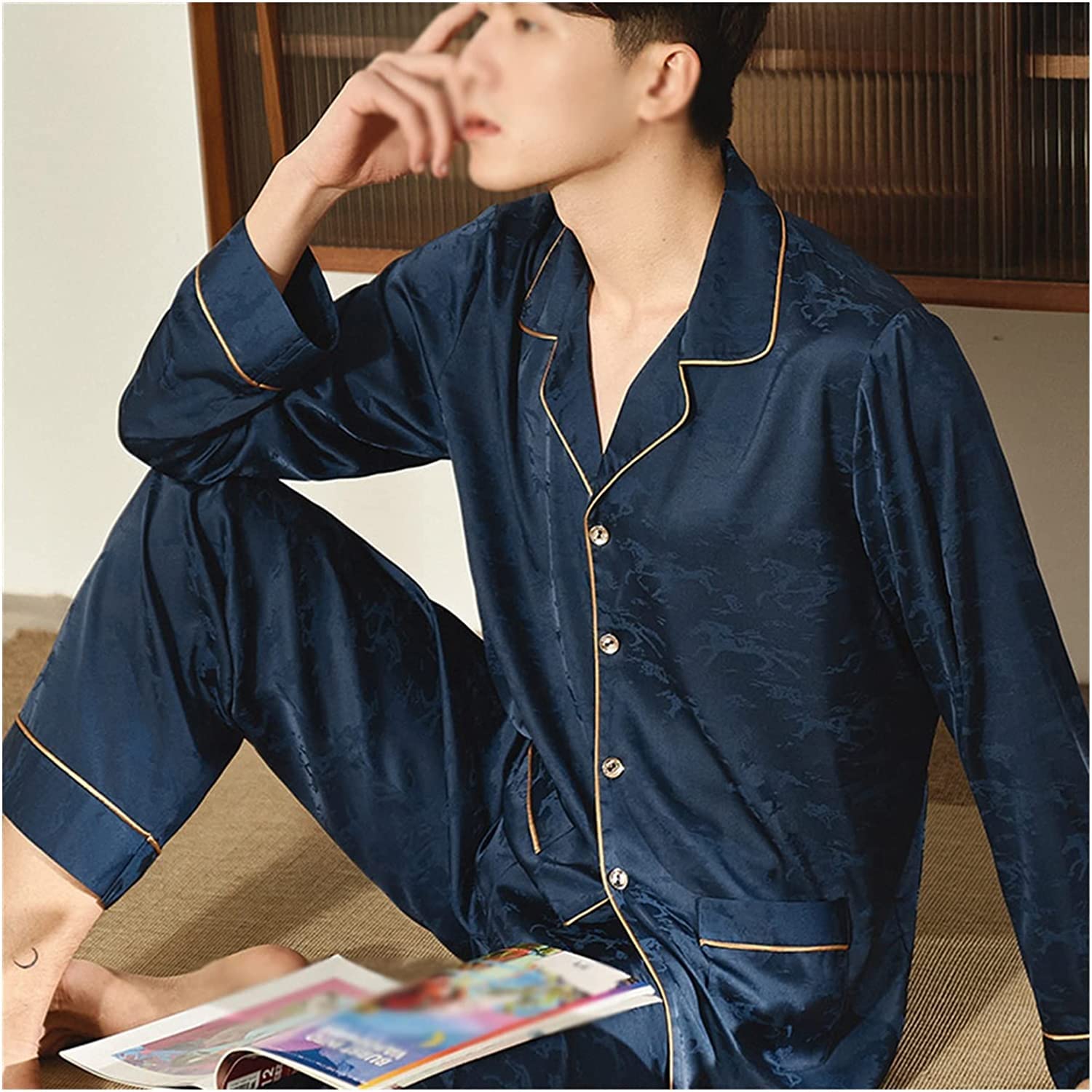 MALI RAJ ベージュ 太陽模様 パジャマセット MALI RAJ Pajama Collection