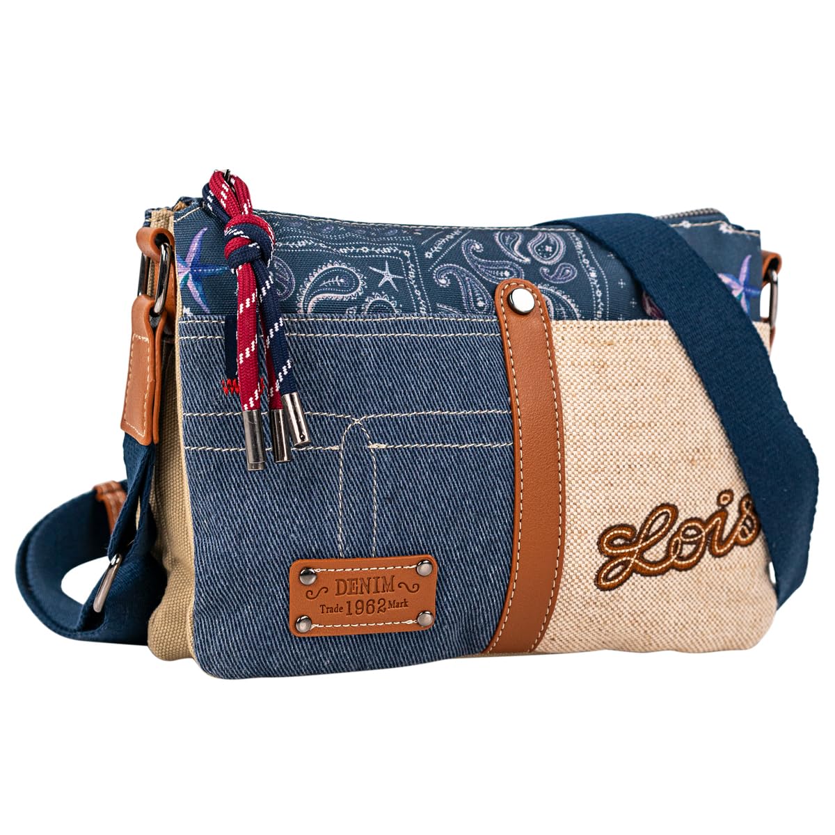 Lois - Bolso Bandolera Mujer elegante. Bolso mujer versátil diseño prá