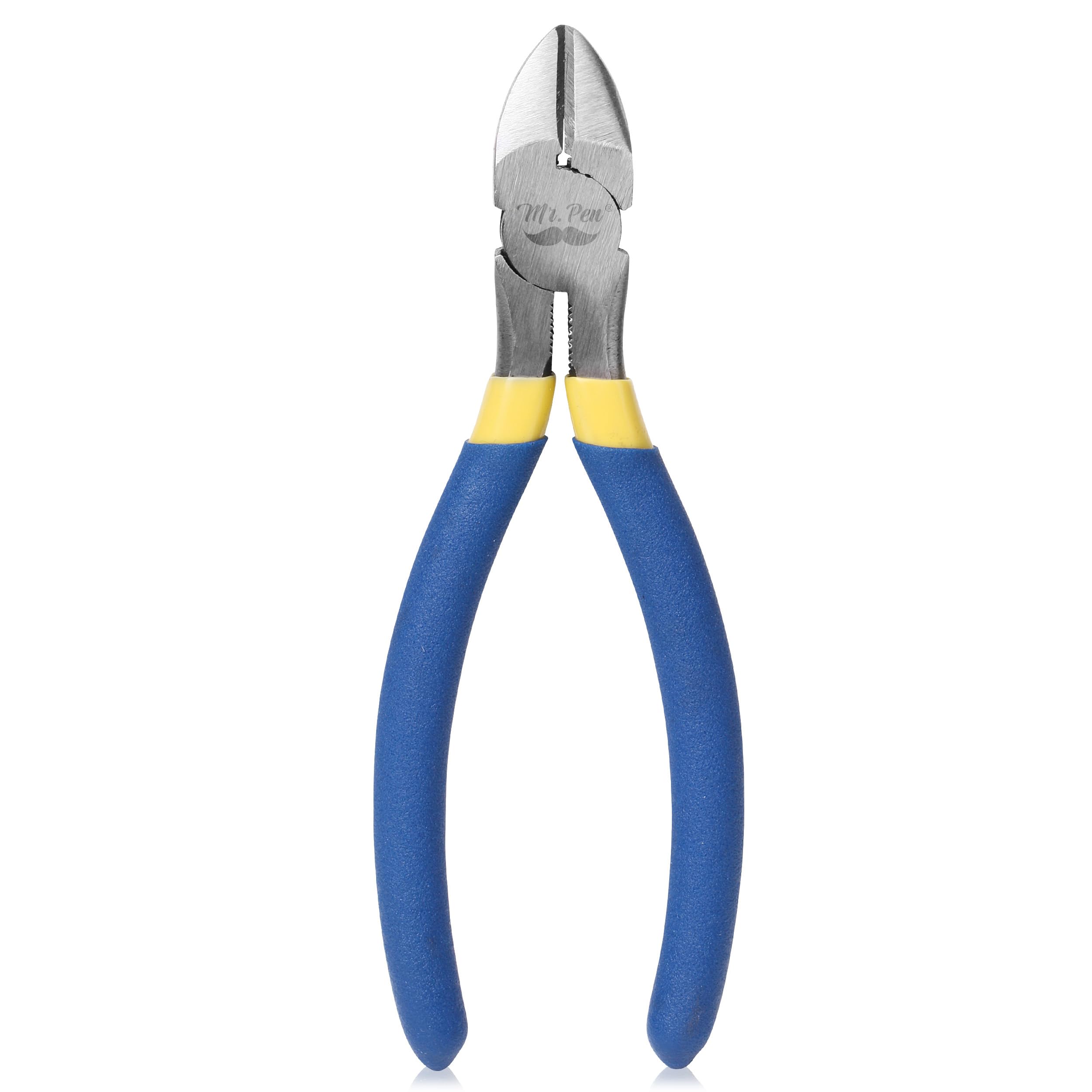 Mr. Pen - 6 Inch Diagonal & Flush Cutting Pliers with Side, Wire & Floral Cutters