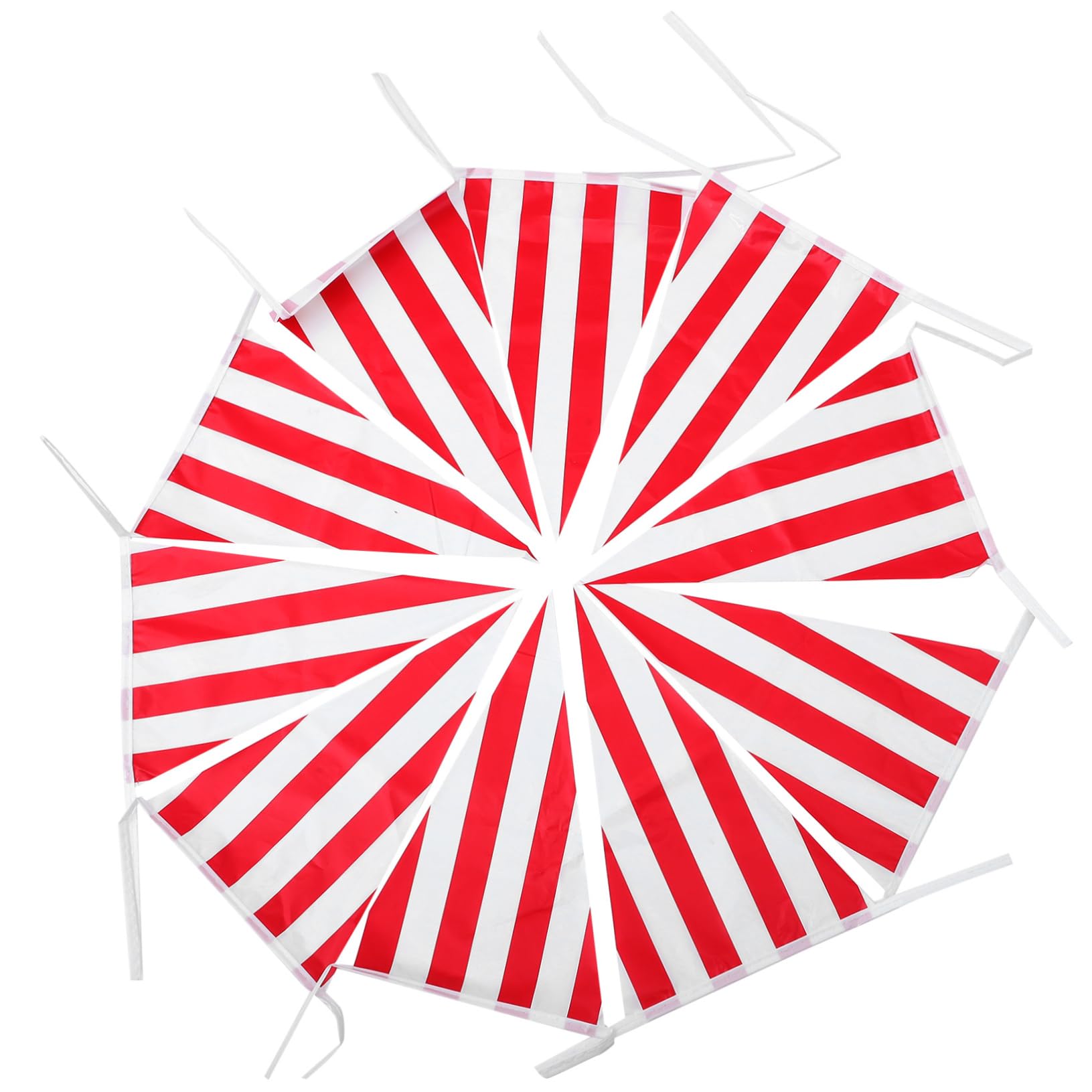 TOYANDONA 4sets Bandierine Triangolari Striped Pennant Per Decorazioni Di Feste Tema Per Compleanni e Cerimonie Di Matrimonio Facce Metri Di Stile Carnevale