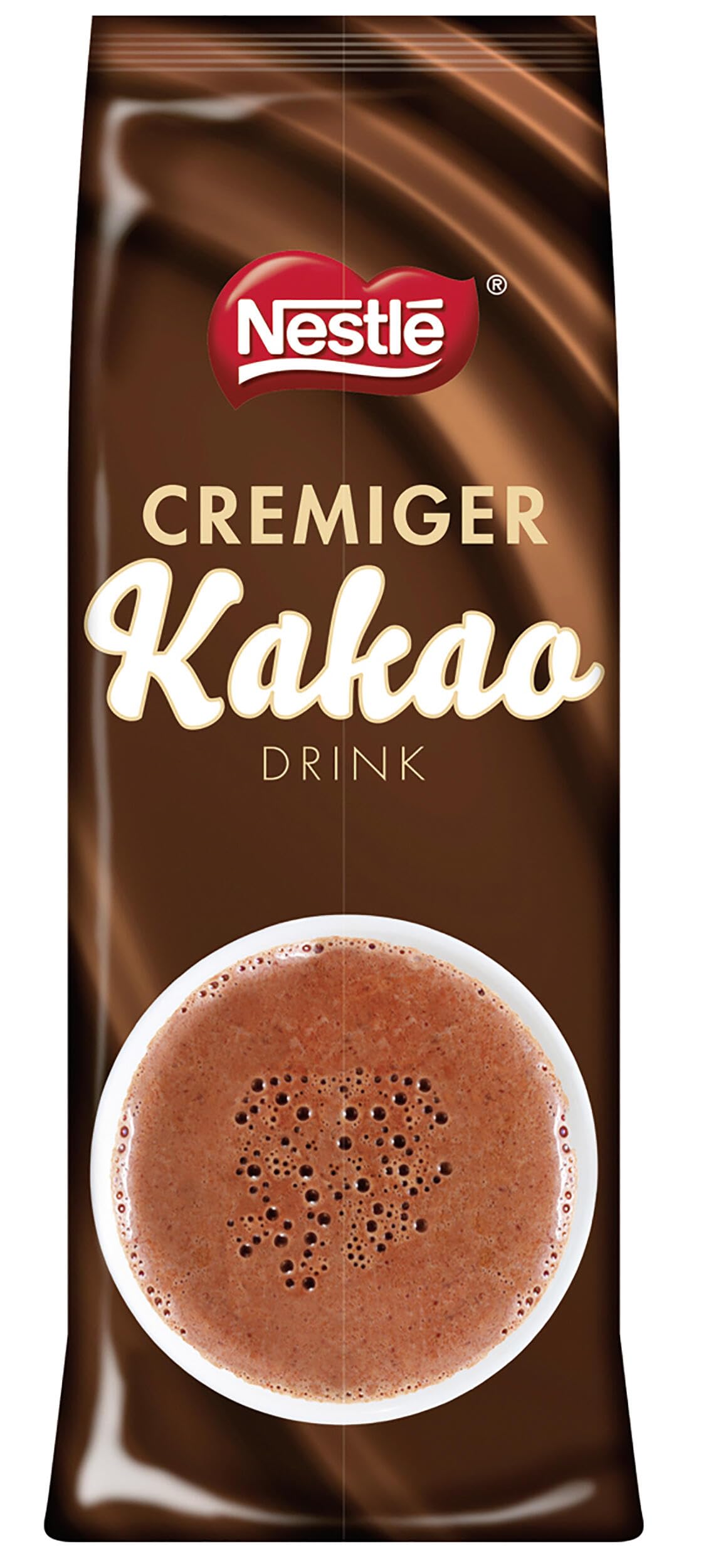 NESTLÉ Cremiger Kakao Drink, kakaohaltiges Getränkepulver für Automaten, 1er Pack (1 x 1kg Beutel)