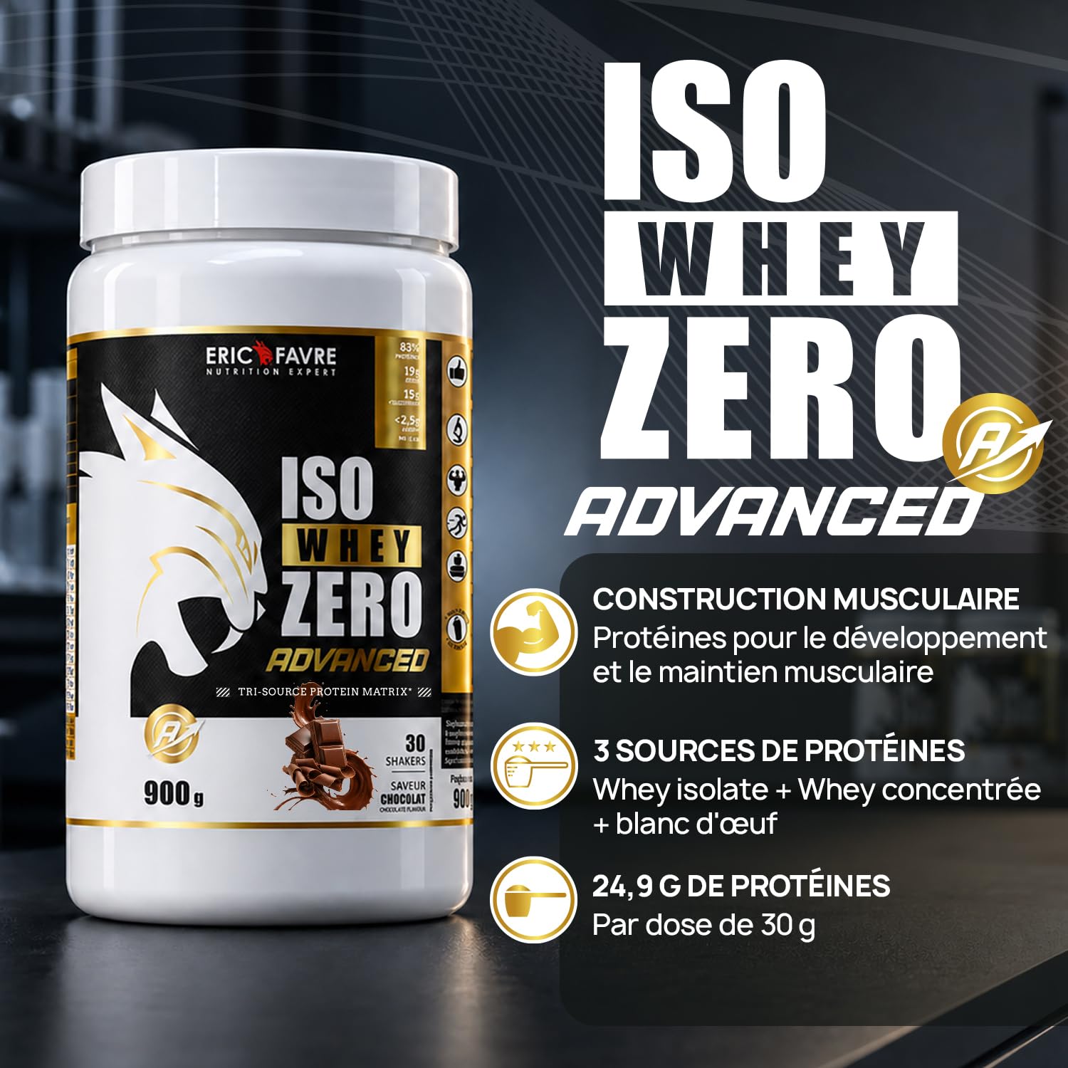 Iso Whey Zero Advanced (Vanille / 900g)