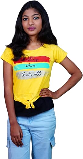 Everkids Girl's Top Yellow