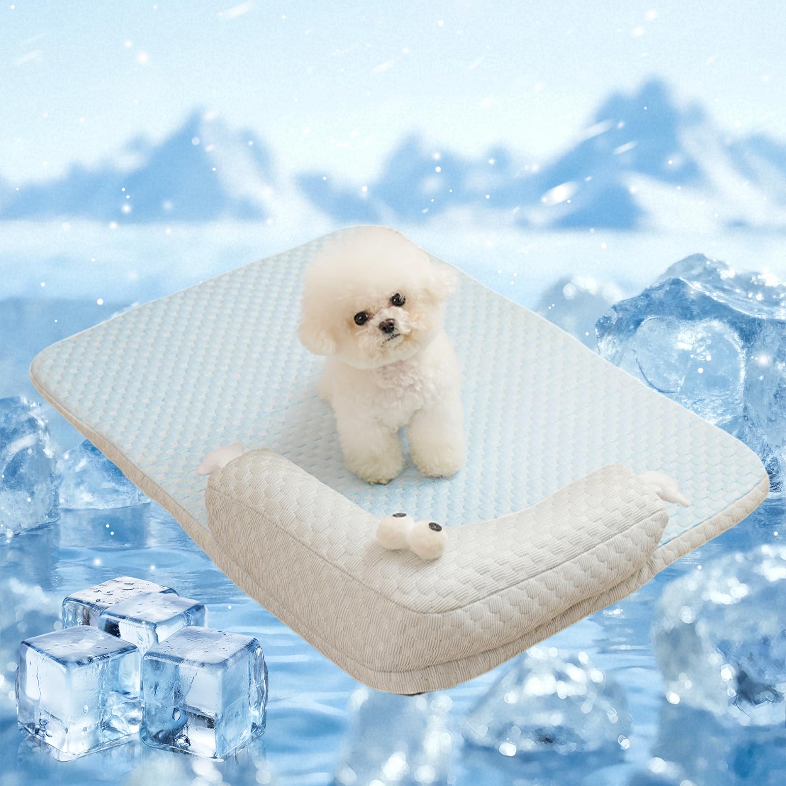 CHMKSTC 冷感 犬用 ペットベッド ひんやりマット ペットクッション ペッ…