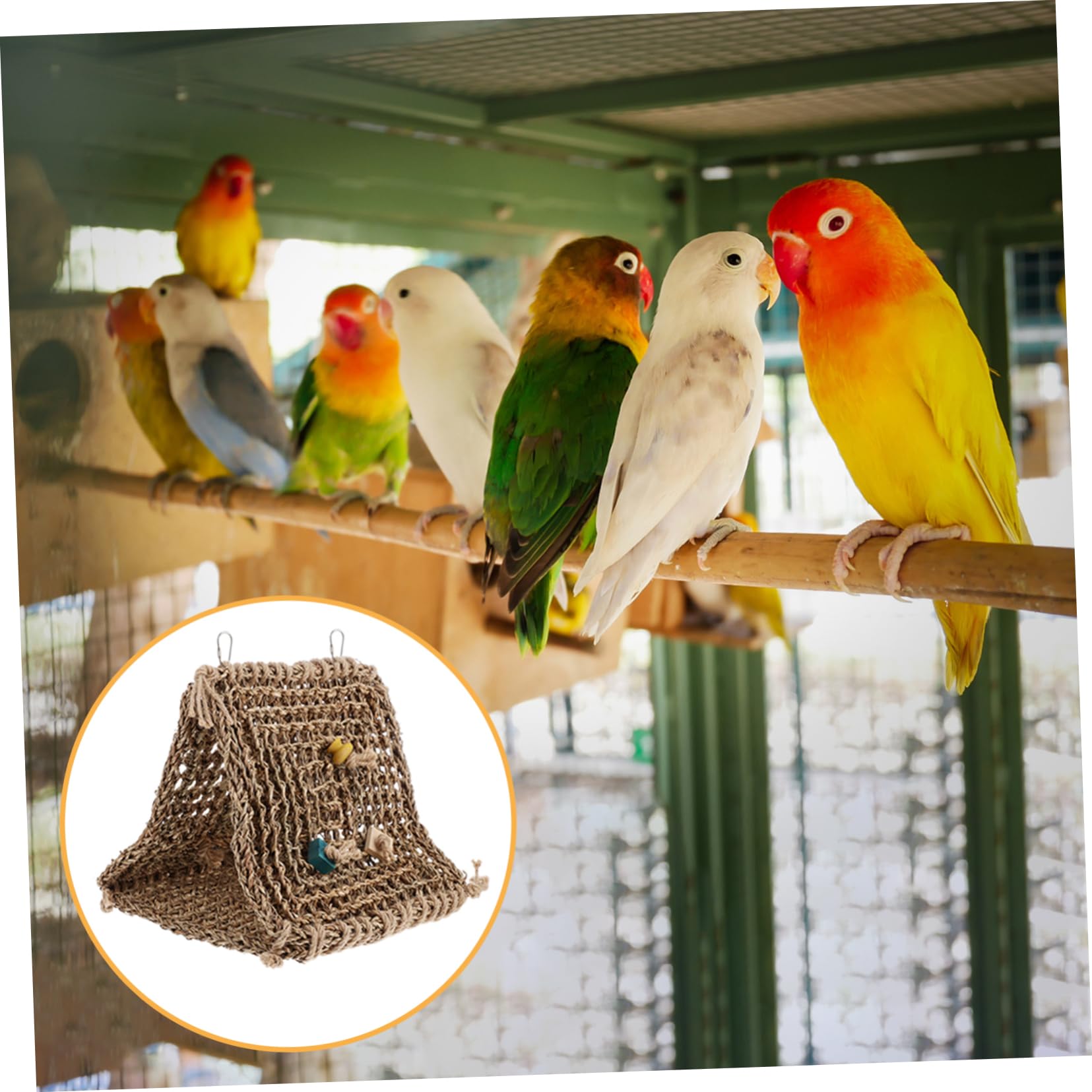 minkissy Rattanowy ptak hamak chomik wisząca klatka chomik pościel ukrywa ptak przytulanka chata papuga huśtawka wisząca klatka dla papugi świnki morskie łóżko pluszowe zabawki ptak łóżko do spania