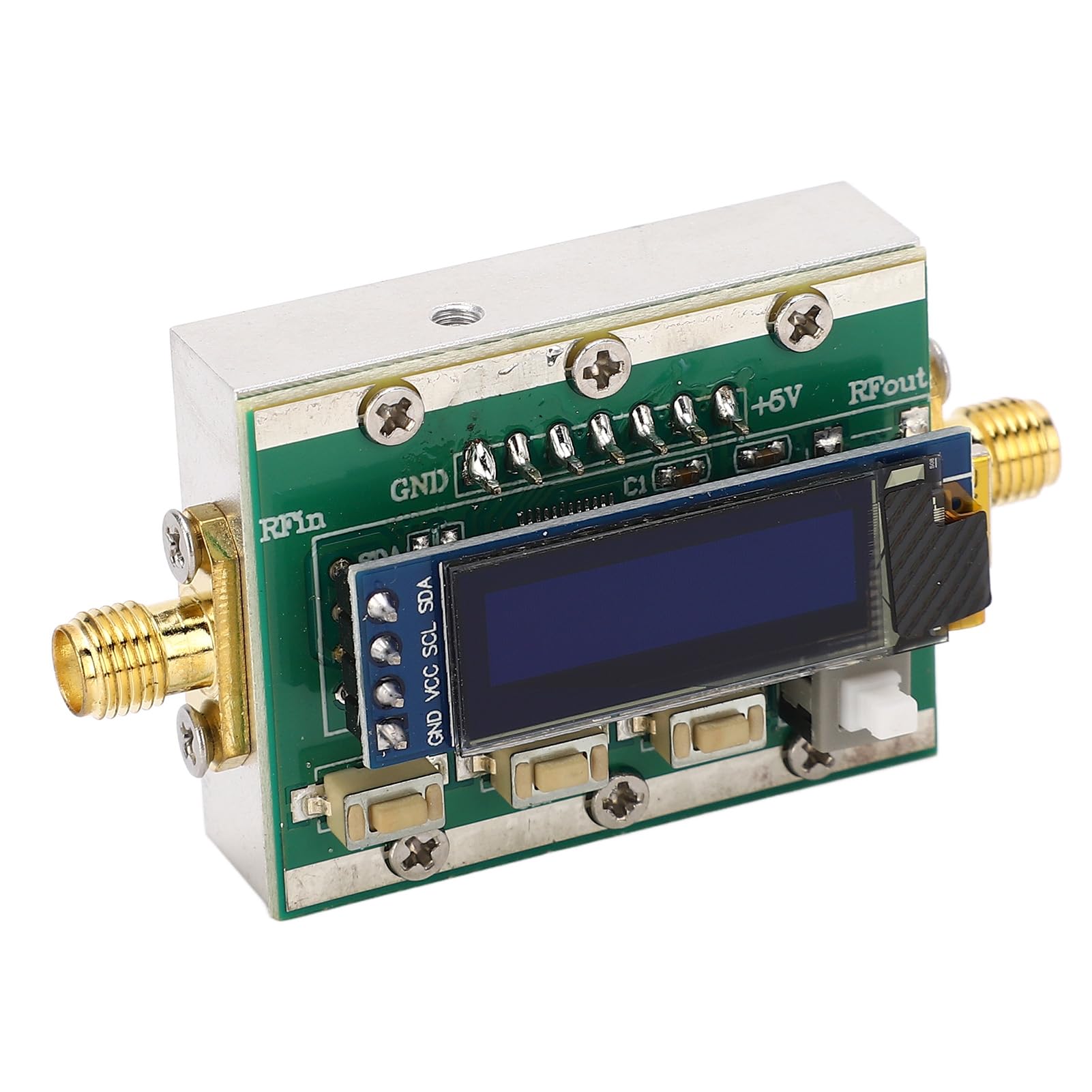 Attenuatore RF Programmabile Modulo Digitale -3800 MHz, Incrementi 0 a 31 DB, Guscio CNC, Controllabile PC, Modulo Attenuatore RF Variabile 5 V per Controllo