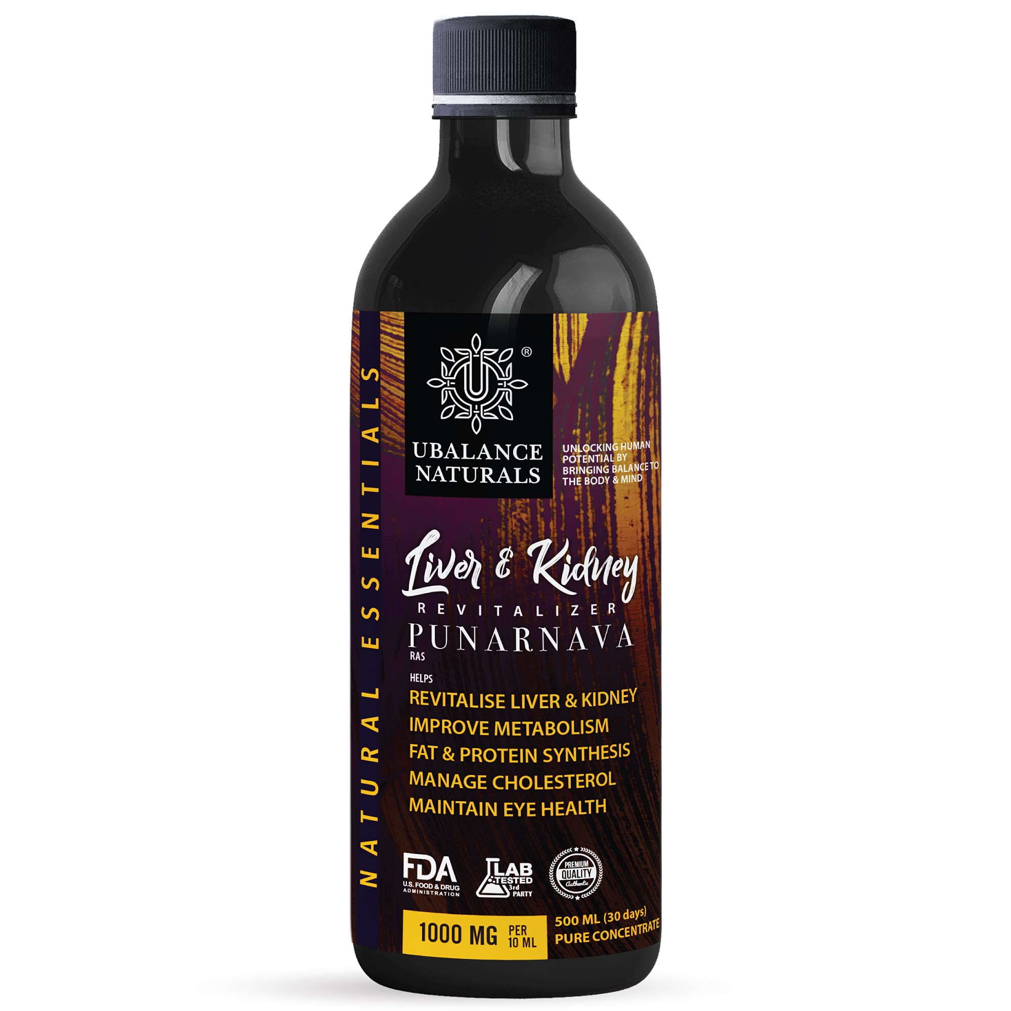 Ubalance Naturals Liver & Kidney Revitalizer 1000 MG | Kidney Health | Liver health | Fat & Protein Synthesis | Digestion | Bloating & Acidity Management | Gas & Stomach Distension | (500ml) (B09BX4VVWC) Amazon Price History, Amazon Price Tracker