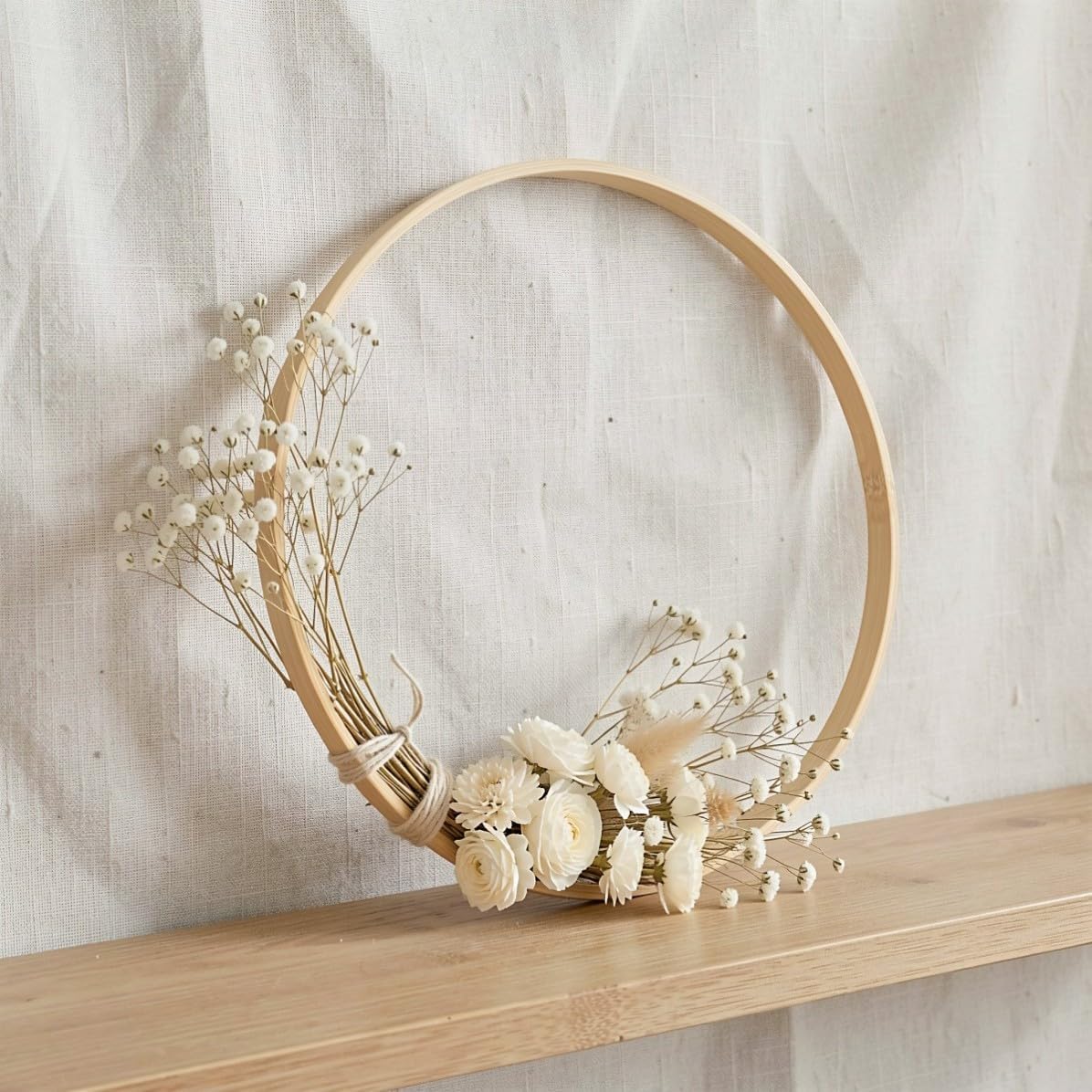20pcs Wreath Hoop, 25cm Craft Circle for Floral Projects