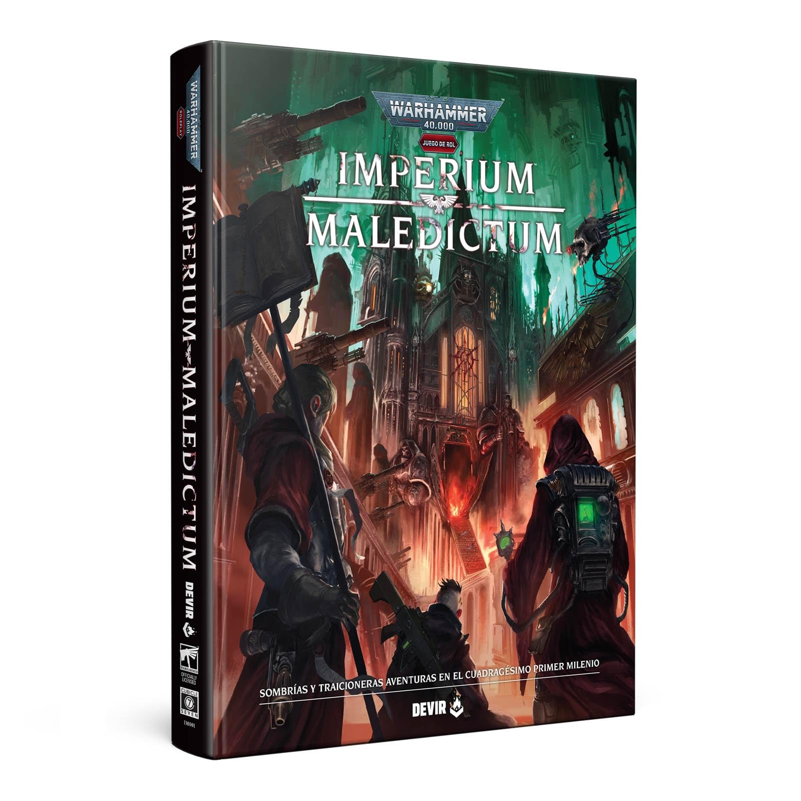 Devir – Warhammer 40K Imperium Maledictum | Juego de rol en Español | Libro de Reglas Básicas del Sector Machariano | CREA Personajes, Domina Poderes y Descubre Secretos del 41º Milenio (W40KBASICO)