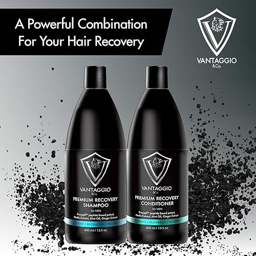 Miniatura 3 de Vantaggio - Set de champú y acondicionador premium - Detiene la caída del cabello - Aumenta el crecimiento y el engrosamiento del cabello - Procapil