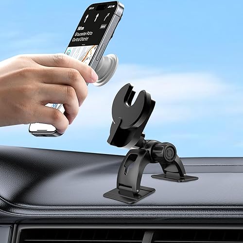 Miniatura 8 de Soporte para teléfono de automóvil para montaje de enchufe, soporte de teléfono de ventilación de aire para agarre pop nunca bloqueo Soporte de