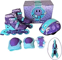Patins Infantil 2 em 1 Inline Triline Glumi Tamanhos Ajustáveis