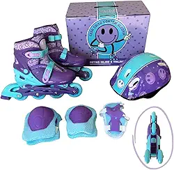 Patins Infantil 2 em 1 Inline Triline Glumi Tamanhos Ajustáveis