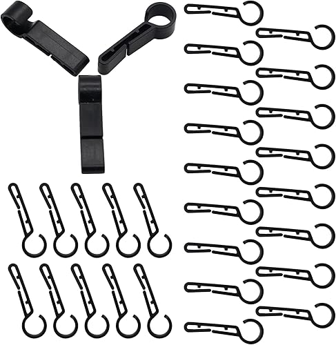 60 clips para casco, gancho para faro, clips de luz para casco duro, accesorio para faros delanteros