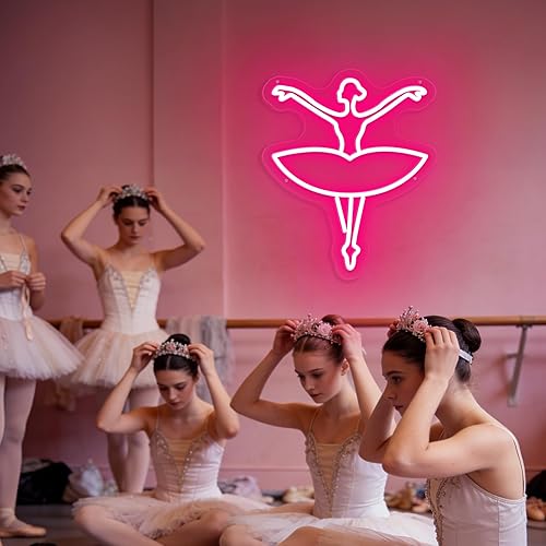 Miniatura 3 de Letrero de neón con texto en inglés "Let's Dance Girl" con texto en inglés "Let's Dancing", luz LED de neón para decoración de pared, letrero