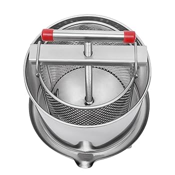 Fruit Wine Press - 100% Nature/Healthy Apple&Grape Crusher Manual Juice Maker Fo