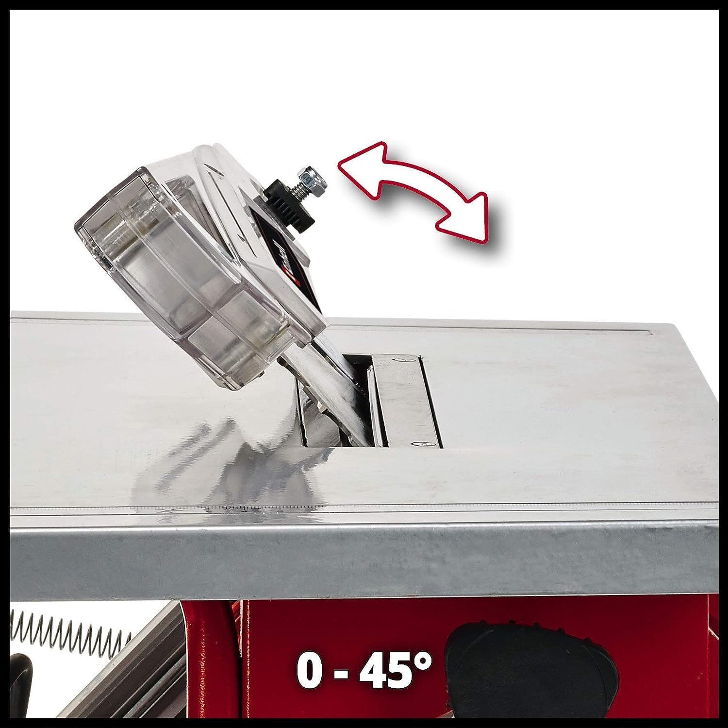 Einhell Table saw TC-TS 200 (tilting saw blade, angle stop (+/- 60°), parallel stop with locking device on both sides)