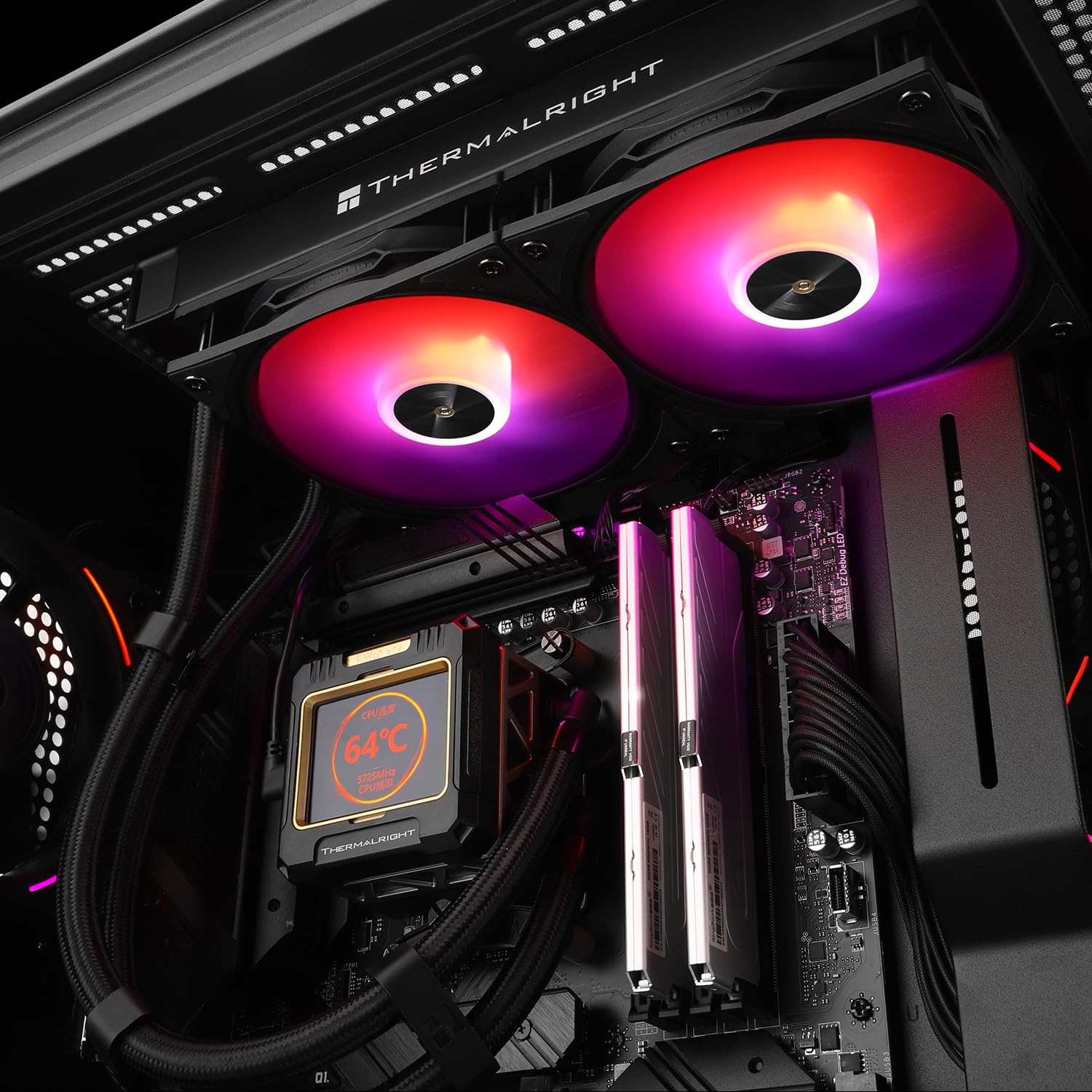 Thermalright Frozen Warframe 240 ARGB CPU-Wasserkühler mit 2 PWM