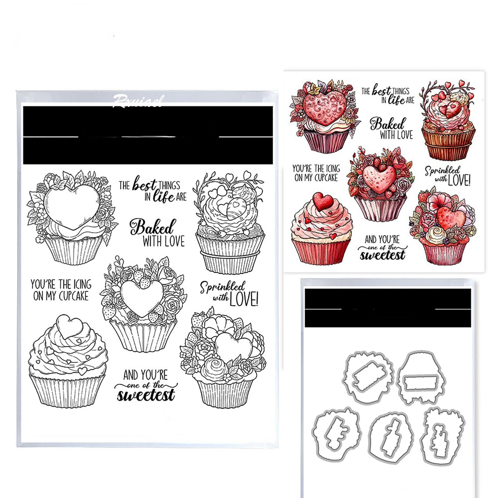 Rxuiael 2025-2026 Stamps and Dies Sets for Card Making, DIY Various Festivals for Autumn,Thanksgiving,Christmas,Halloween,Birthdays Greeting Card Dies