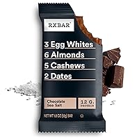 Vista 7 de RXBAR Barras de proteínas, aperitivo de proteínas, barras de aperitivos, sal marina de chocolate, 9.15 onzas (5 barras)