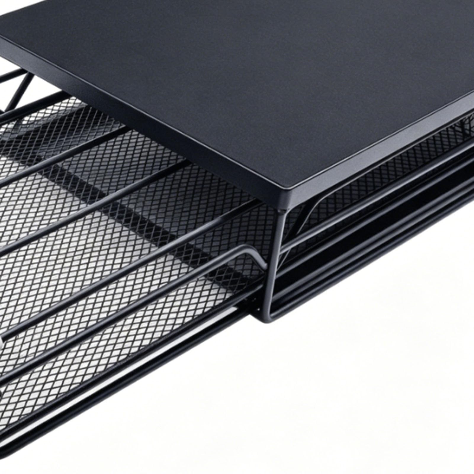 Matybobe Organizer Capsule Caffè Regolabile Contenitore 50 Cialde, (Black)