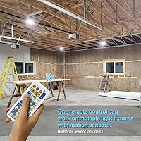 Vista 3 de HYPERLITE UFO LED Luz de Alta Bahía con Sensor de Movimiento 21000LM, 150W Luces LED Inteligentes de Alta Bahía con Control Remoto, Luz de Tienda